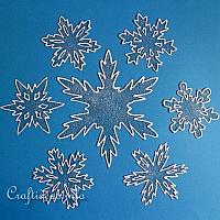 Snowflake Window Clings for Winter