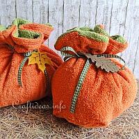 Terry Cloth Pumpkins