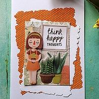Think Happy Thoughts Card