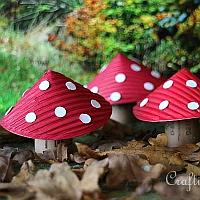 Toadstool Craft for Kids