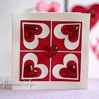 Valentine's Day Card - Elegant Hearts