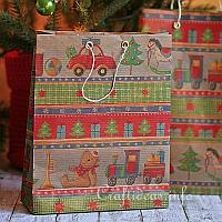 Wrapping Paper Christmas Gift Bag