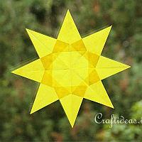 Yellow Transparent Star