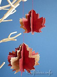 3-D Maple Leaves