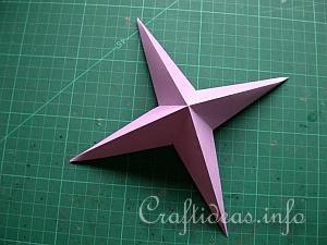 3-D Origami Paper Stars 12