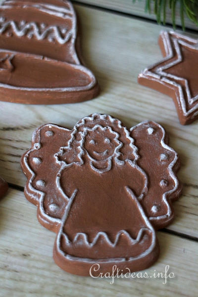 Angel Christmas Cookie Ornament