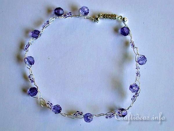 Bead and Jewelry Craft - Easy Crochet Beaded Bracelet