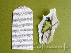 Bird Bookmarks Tutorial 4