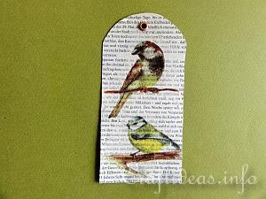 Bird Bookmarks Tutorial 6