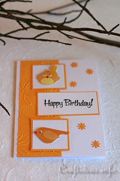 Birds Birthday Card 2