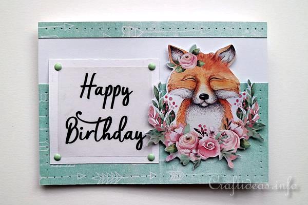 Birthday Card - Greeting Card - Green Card  for all Occasions