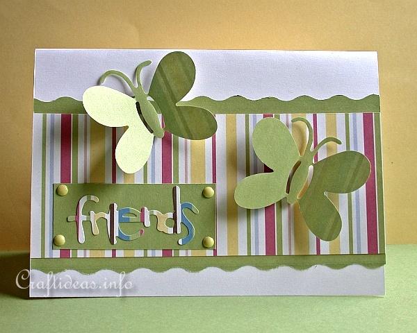 Birthday Card - Spring Card - Friendship Card with Butterflies for all Occasions 2