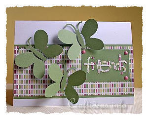 Birthday Card - Spring Card - Friendship Card with Butterflies for all Occasions