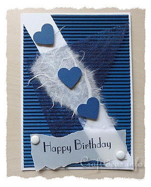 Birthday Cards - Blue Happy Birthday 