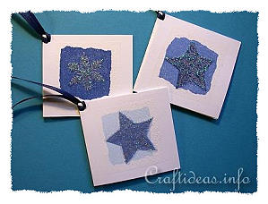 Blue Christmas Package Tags