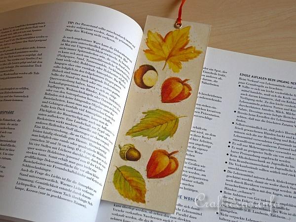 Bookmarker with Leaf Motifs