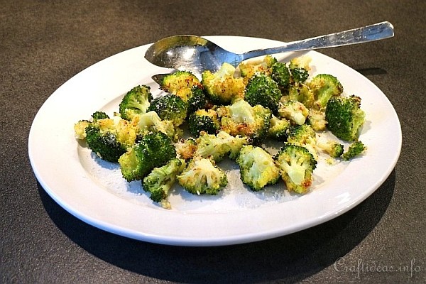 Broccoli Parmesan and Garlic Bake