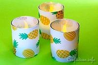 Cheery Pineapple Tealight Glasses 