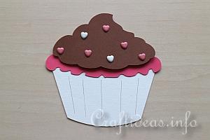 Chocolate Cupcake Birthday Card Tutorial 2