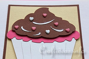 Chocolate Cupcake Birthday Card Tutorial 3