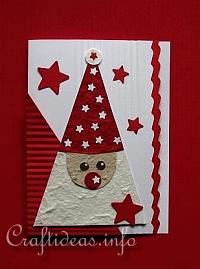 Christmas Card - Cute Santa Greeting Card for the Holidays