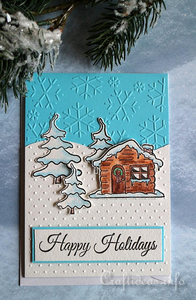 Christmas Card - Home for the Holidays Greeting Card for the Holidays