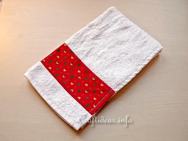 Christmas Craft - Sew a Designer Hand Towel
