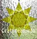 Christmas Craft Idea for Kids - Yellow Origami Folded Transparent Star 75