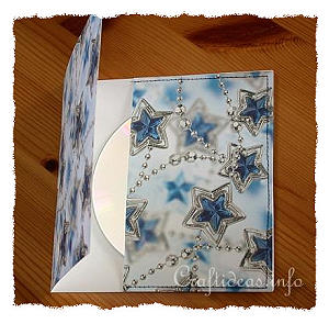 Christmas Paper Craft - Easy to Make Cover for a Christmas CD