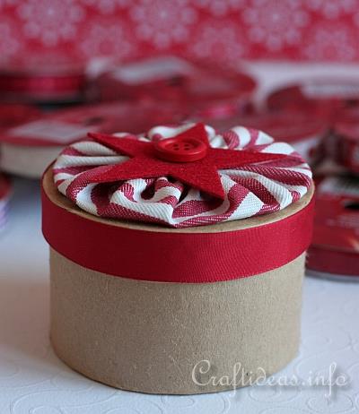 Christmas Project - Paper Mache Gift Box 1