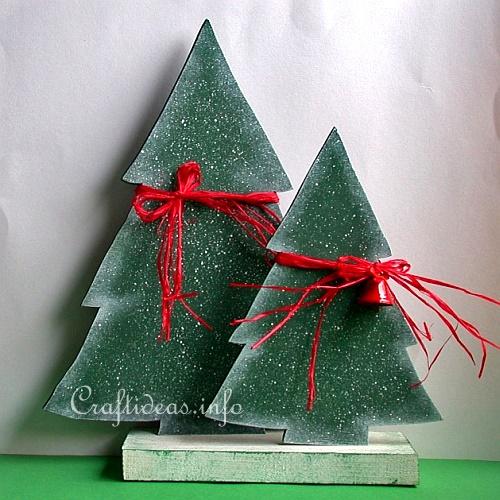 Free Wood Crafts for Christmas - Wooden Christmas Trees 