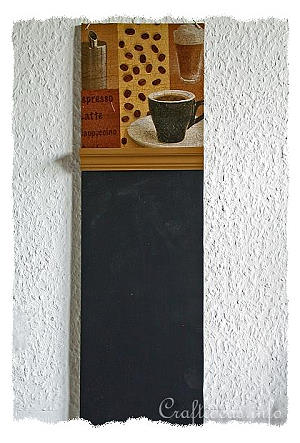 Coffee Shop Chalkboard Craft 