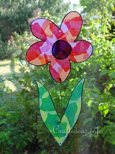 flower patterns to cut out for kids. Colorful Flower Craft