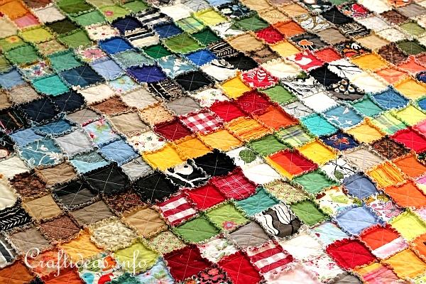 Colorful Rag Quilt 3