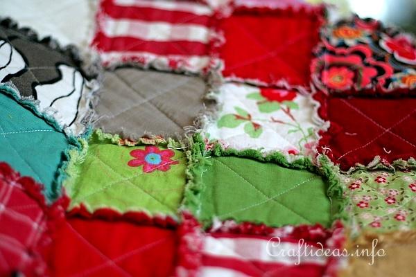 Colorful Rag Quilt 4