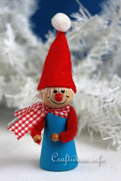 Craft Idea for Christmas - Christmas Elf