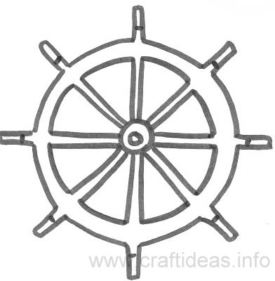 Craft Pattern - Summer - Ship's Wheel