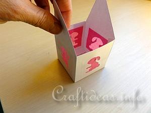 Craft Tutorial - Easter Bunny Tea Light House 16