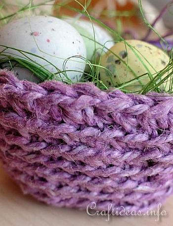 Crochet Easter Basket 2