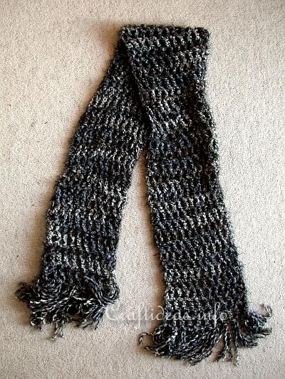 Crochet Project - Quick and Easy Winter Scarf 2