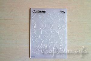 Cuttlebug Embossing Folder  with Vines and Birds