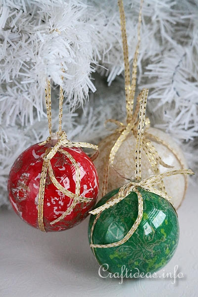 Decopatch Christmas Ornaments 2