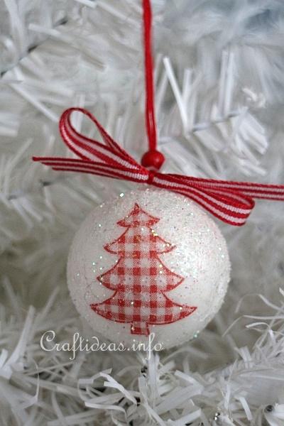 Decoupage Christmas Ornament 3
