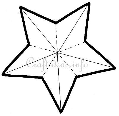 Dimensional 5-Pointed Star