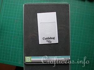 Double Do XL with Cuttlebug Embossing Folders 7