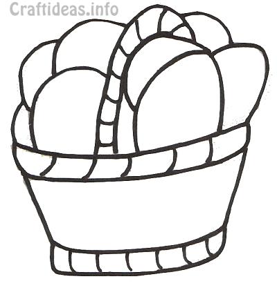 Spring Coloring Sheets on Free Spring Coloring Page For Kids   Easter Basket