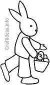 Easter Bunny Coloring Book Page 100