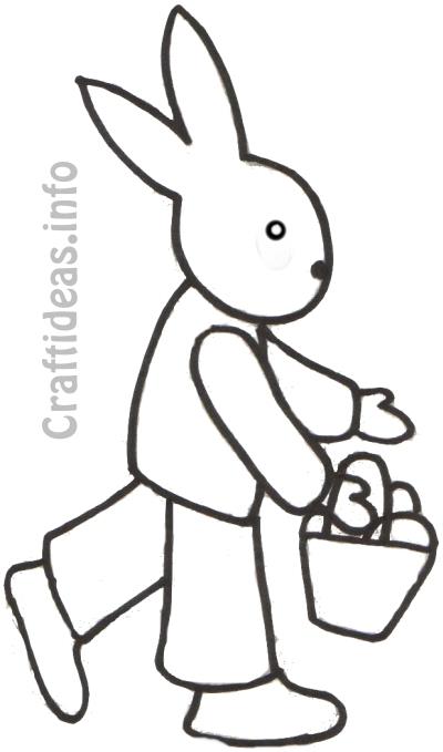 Easter Bunny Coloring Book Page 500