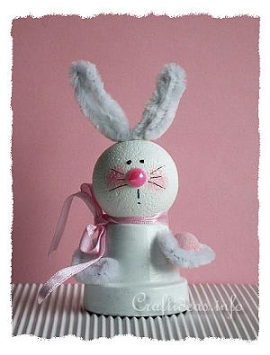 Easter Craft - Clay Pot Bunny