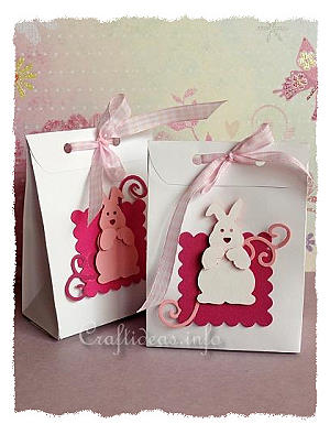 Easter Goodie Bags with Easter Bunnies 